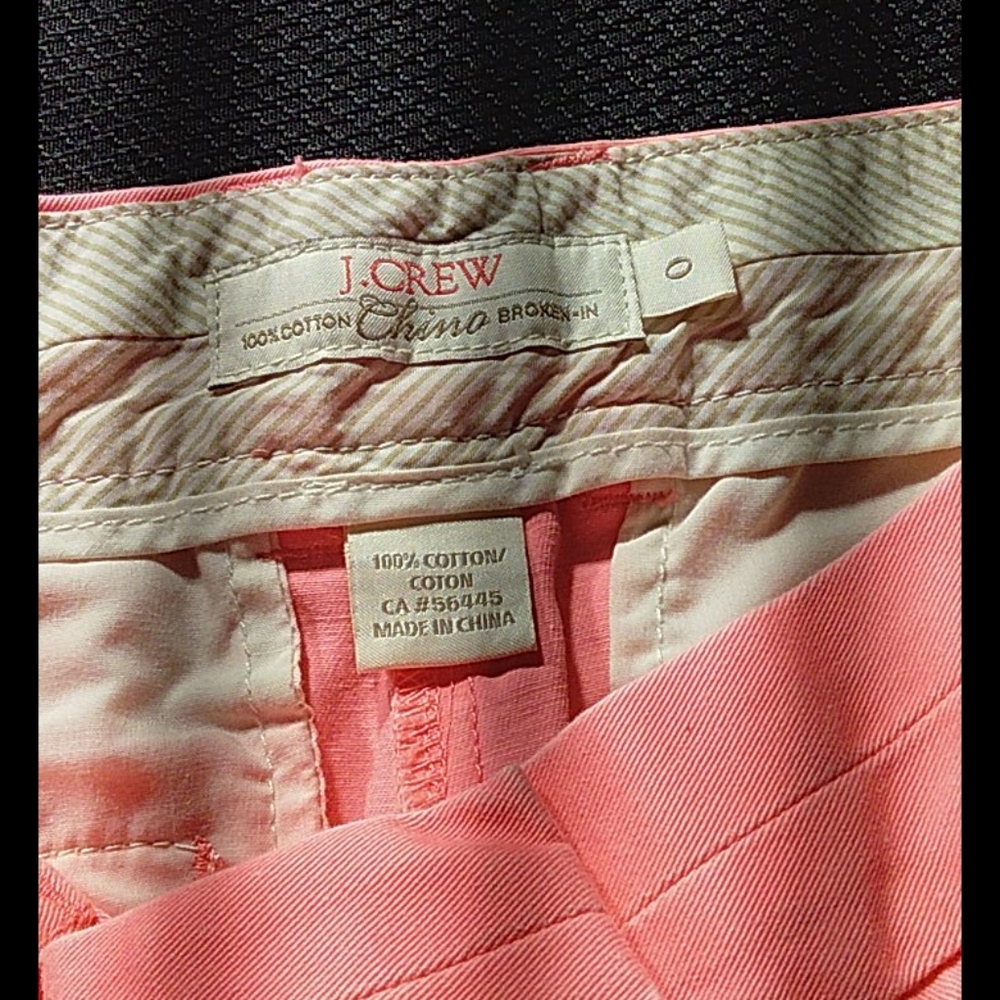 J crew chinook shorts  size 0 - Picture 4 of 6